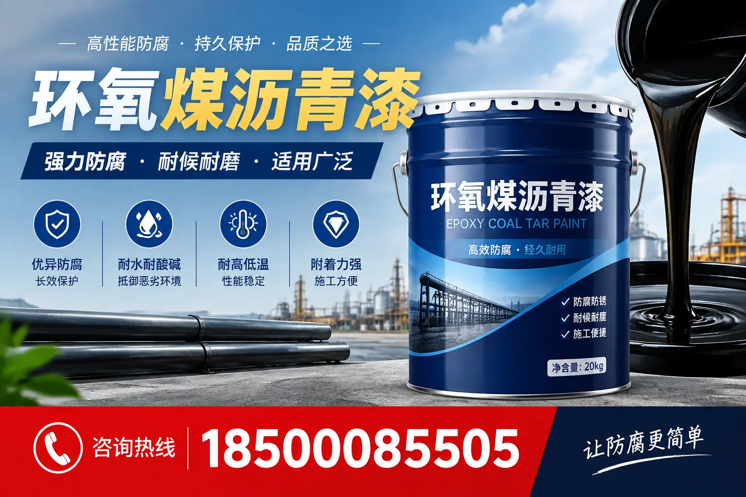 环氧煤沥青漆在不同气候条件下的表现分析,南宁适用性